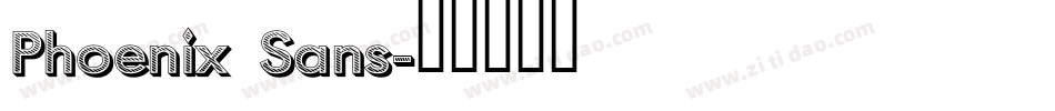 Phoenix Sans字体转换
